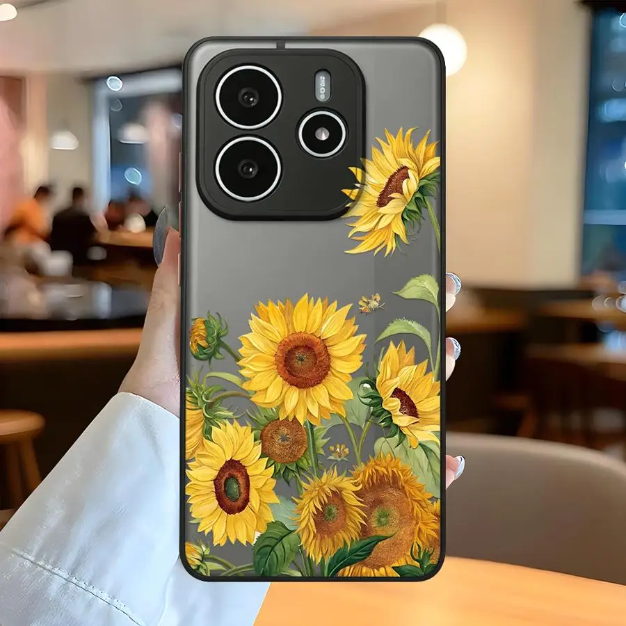 Sunflower Bloom Protective Phone Case -  Back Cover