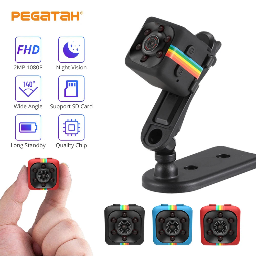 Micro Videocamera Hd Videoregistratore Mini Telecamera Visione Notturna Home Security Cam Sport Dv Piccole Action Cam