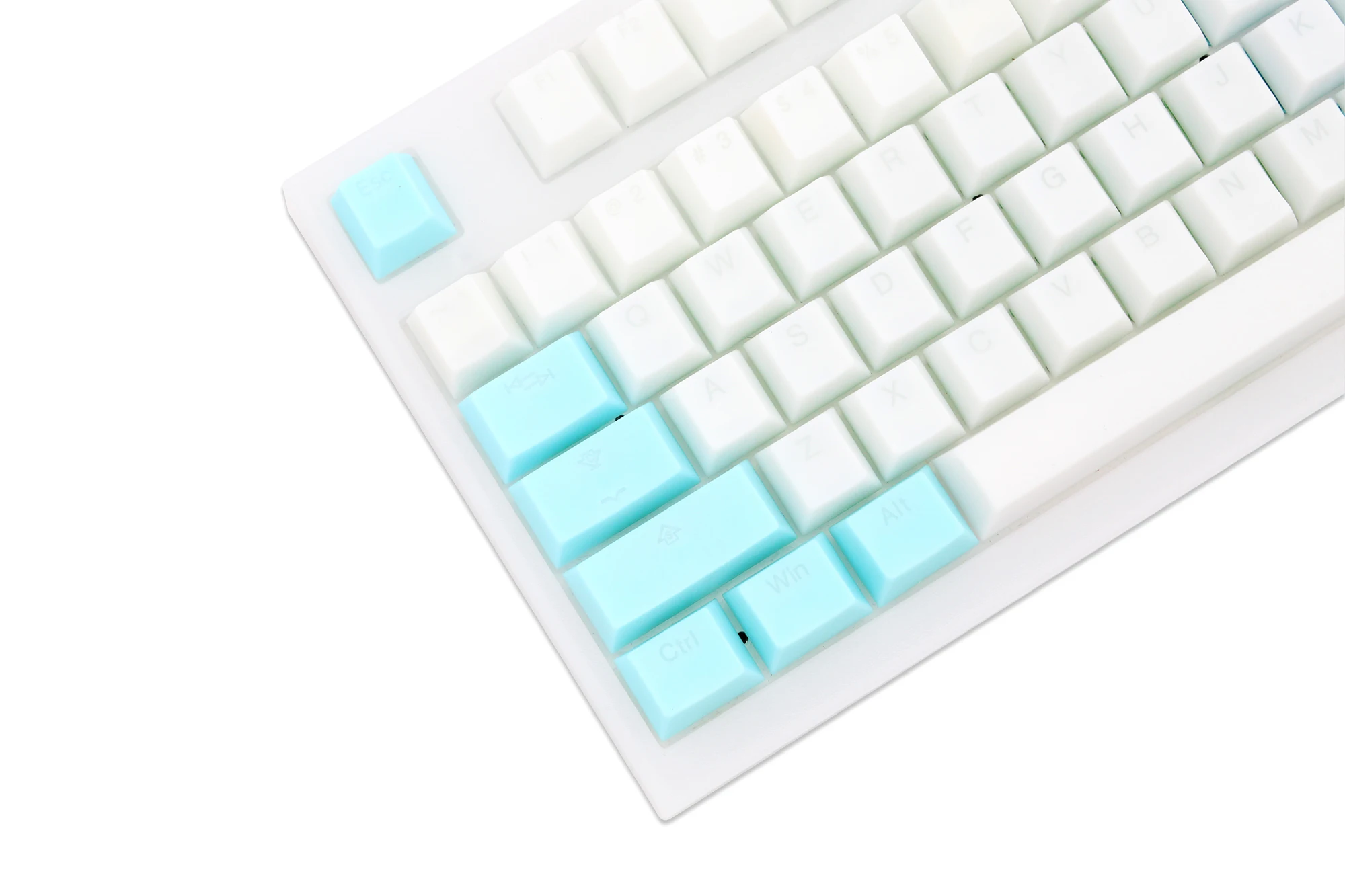 Taihao Perfil Cúbico Nana de Coco Translúcido Backlit Doubleshot Keycaps para Faça Você Mesmo Gaming Teclado Mecânico Oem Perfil - Imagem 4