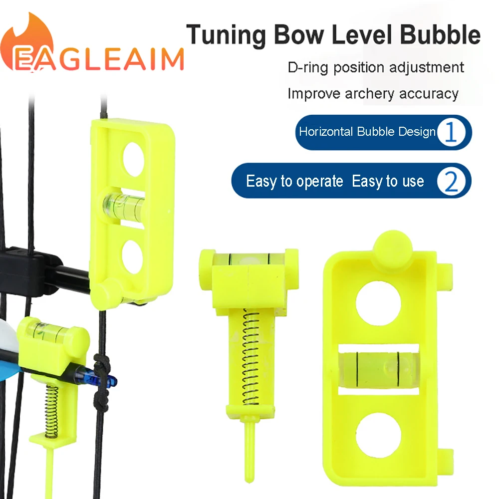 

Archery Tuning Level Combo Tool Accessory Professional Positioner Convenient Portable Leveler Accessory Bow String Level Kit Bow