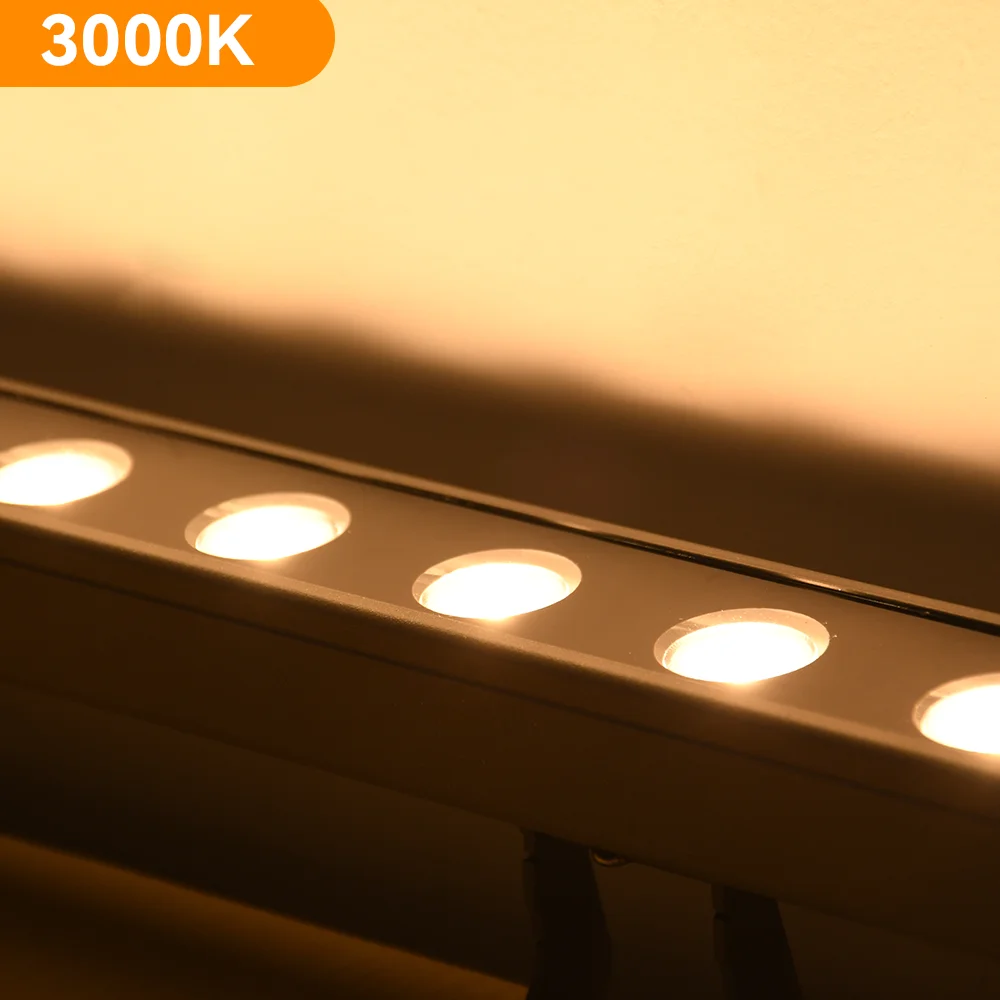 Wandleuchte für den Außenbereich, wasserdicht, modernes Wandwaschlicht, warmweiß, 3000 K, IP65, Garten, AC220V, Hotelbrücke, Straßendekoration – Detail 7
