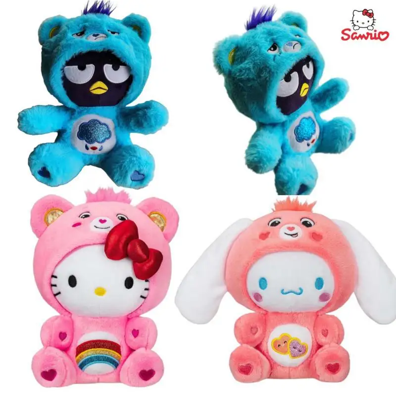 Sanrio Care Bears Cross-Dressing Peluche Cartoon New Rainbow Bear Peluche Bambola Camera Da Letto Cuscino Ornamento Bambola Regali Di Compleanno
