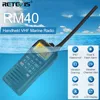 Retevis RM40 VHF Marine Radio IPX7 Waterproof Two Way Radio Communicator GPS DSC MOB Float Alarm Walkie Talkie LCD 5W Marine HT 1