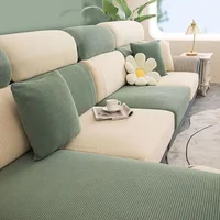 Thicken Elastic Sofa Cover For Living Room Solid Color Furniture Protector Sofa Cushion Cover slipcover Removable Couch Covers 5