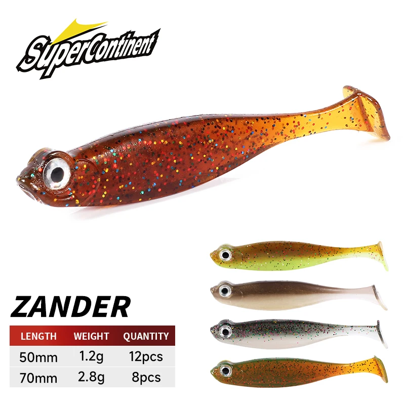Leurre souple lucky john tioga fat - 11.5cm - par 5