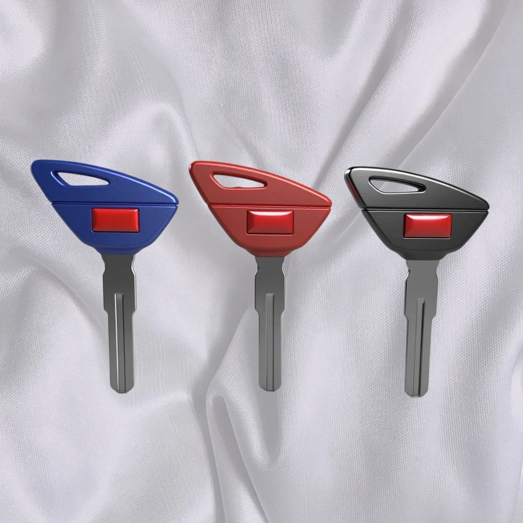 Aprilia RSV4 Tuono Dorsoduro 750 1200용 미가공 키, 도난 방지 칩 설치 가능, 2024-2025 스타일 블랭크 키 오토바이