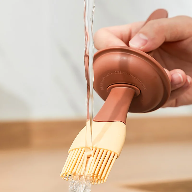 Silicone Oil Brush Temperature Resistant Oil Bottle Baking Pancake Barbecue Cooking Olive BBQ Grilling Kitchen Gadget oil brush,silicone basting brush,oil bottle brush