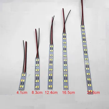 LED 하드 스트립 더블 로우 리지드 바, CCT 자동차 트럭 선박 기계 보트, 4cm, 8cm, 12cm, 16cm, 20cm, 3000k, 4000k, 6000k, 12v, 24v, 10 개