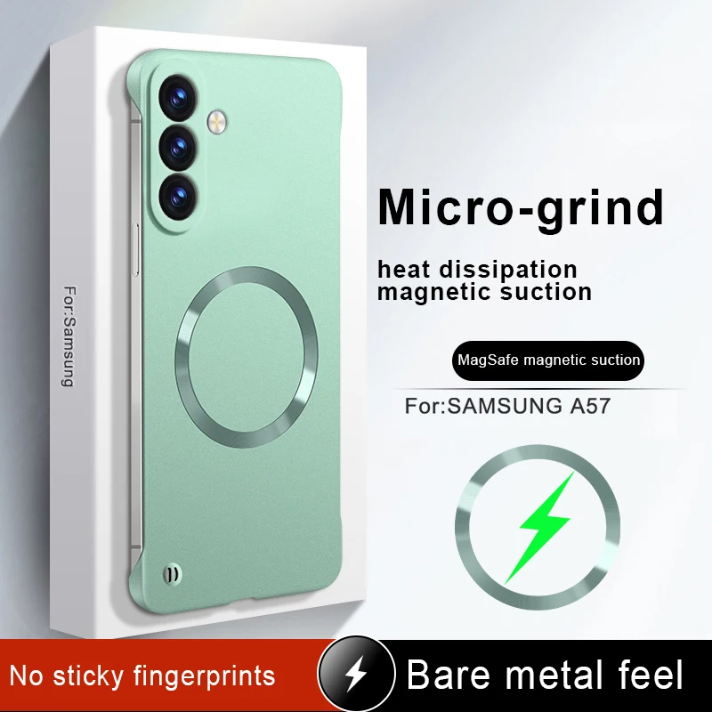 Thin Luxury Frameless Micro-Frosted Magnetic Phone Case - Original Tough Back Cover