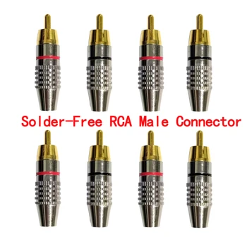 RCA Plug - Locking Audio Video Connector for Speaker 1
