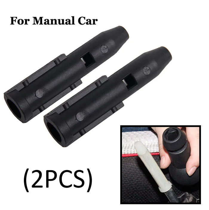 2pcs 변속 노브 슬리브 어댑터 레버 수동 ForPEUGEOT 106 206 207 301 306 307 308 2008 508 ForCITROEN C2 C3 C4 SAXO XANTIA