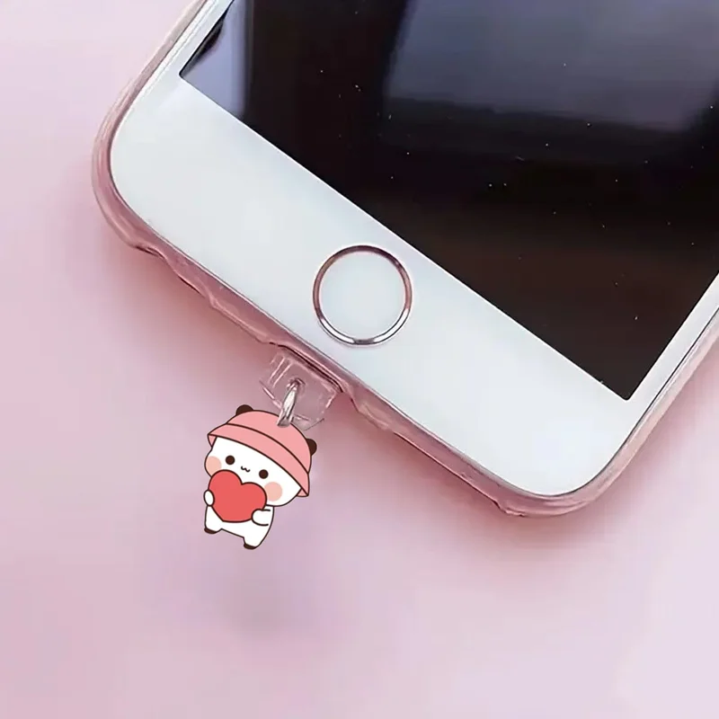 Acrylic Dudu Bubu Phone Dust Plug - Universal Type-C Interface Accessory