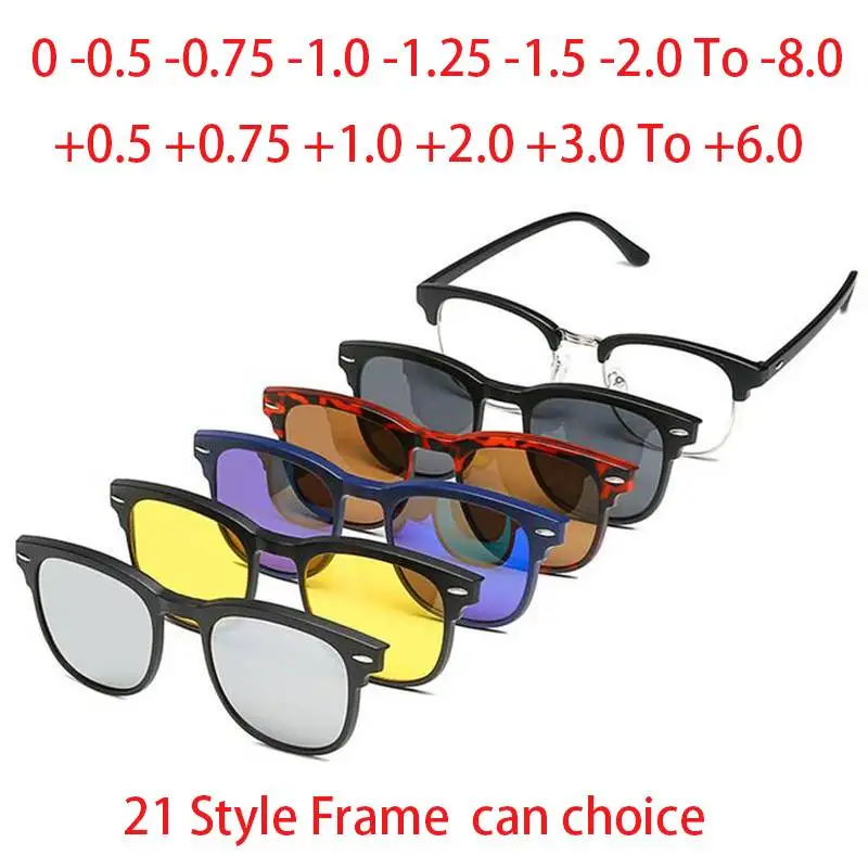 5 in 1 magnetic lens swappable sunglasses ray ban cheap