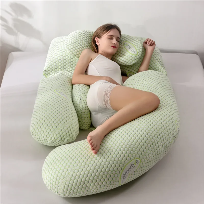 Pregnant Women's Pillows Waist Protection Side Sleeping Pillows Belly Support Leg Clip Pregnancy Support