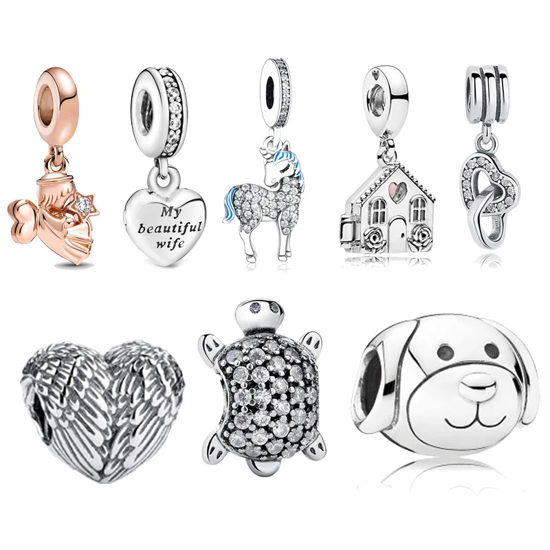 Nouveau pendentif de clé en argent Sterling 2022 pour femmes, breloque, pendentif, bijou fin, cadeau, 925