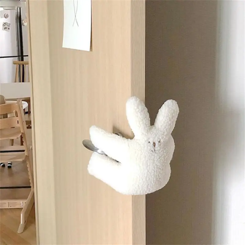 어린이 안티 핀치 핸드 문짝 중지 양털 봉제 장난감, 진정 문짝 중지 귀여운 양털 봉제 장난감, 1 8 개