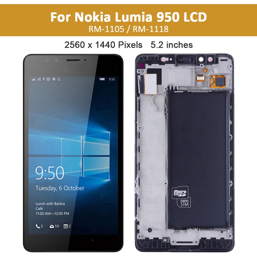 中古】Microsoft Lumia 950 Dual SIM フリー ブラック