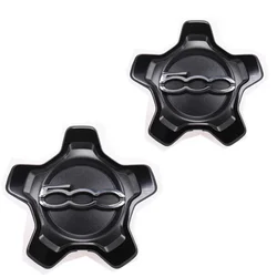 Sleek Black 16 - Inch Wheel Hubcap Set with Dust Cover for Seamless Replacement (1/2/4 Pieces) (2PCS)