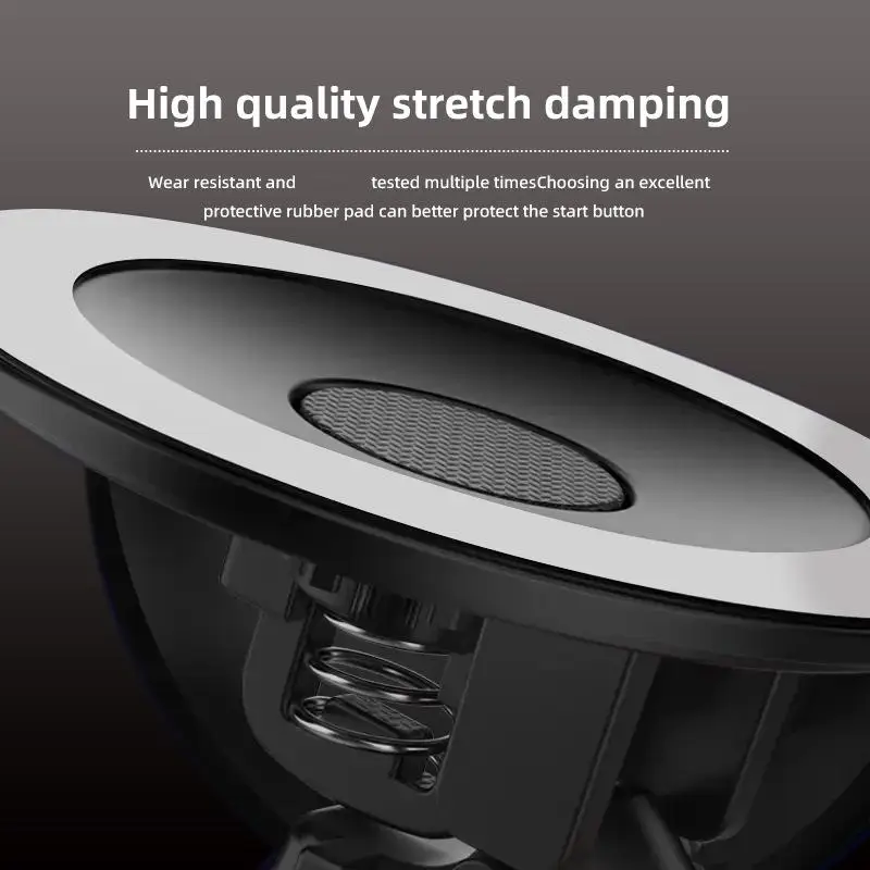 Enhanced Car Start Button Cover - Stylish Push Start Protection for Automotive Interiors
