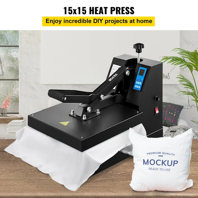 Manual 15X15 Inch Digital Temperature Control High Pressure heat press  machine for Tshirt 38cm*38cm - AliExpress