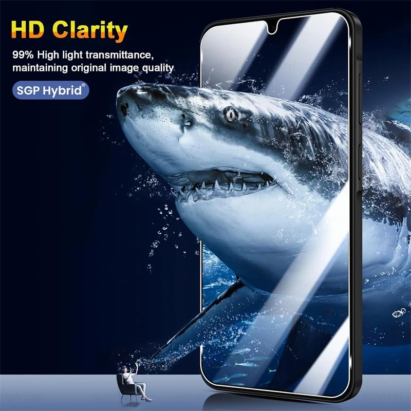 2-Pack Premium 9H Tempered Glass Full Cover Screen Protector Case