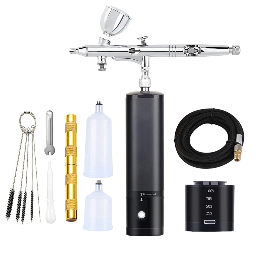 Аэрограф для рисования тела, игрушка, модель футболки, шлем, художественное ремесло, текстиль, роспись, косметика, макияж, украшение для ногтей, торта, тату, Воздушная кисть