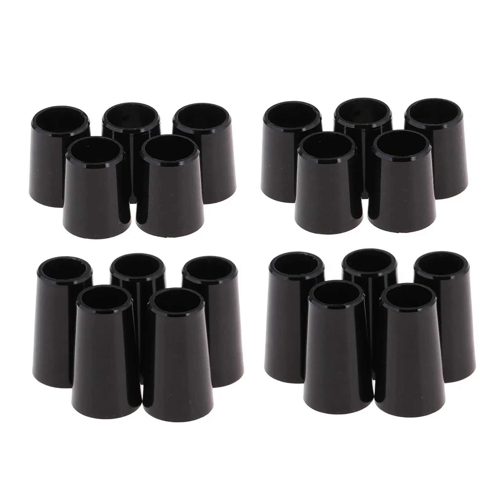 20 Pack .370/.335 Black Golf Ferrules s Wood Shafts Club Accessories 4