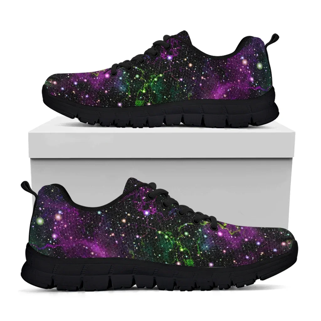 Red Galaxy Universe Flat Shoes Women Summer Breathable Comfortable Sneakers Cartoon Students Shoe Zapator De Mujer
