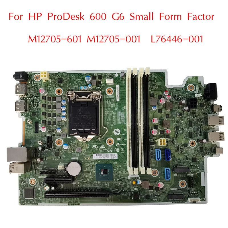 

M12705-601 Used For HP ProDesk 600 G6 Small Form Factor Motherboard M12705-001 L76452-001 LGA1200 DDR4 100% Tested