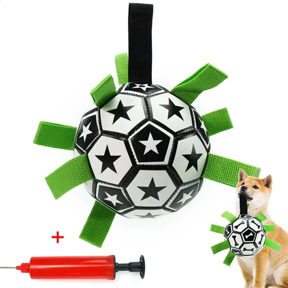 PetDogFootballToysOutdoorMultifunctionalInteractiveTrainingToys