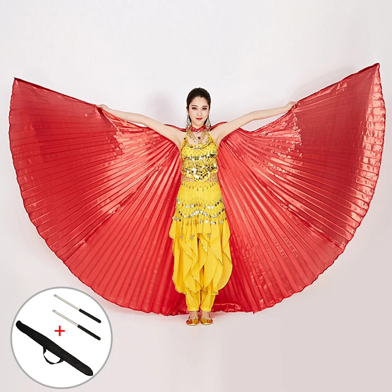 

13 Colors Egypt Isis Belly Dance Wings Stage Dancing Wing Hot New Indian Dance Women Bellydance 1pc Wing For Dance Performance