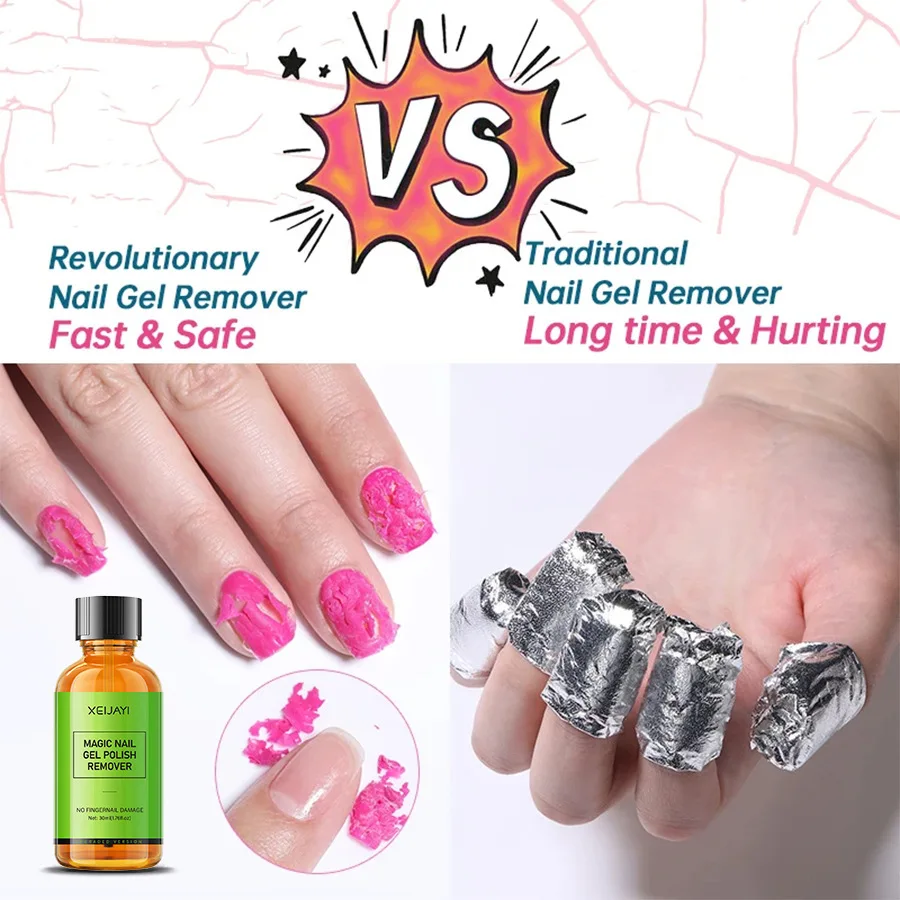 Nail Polish Remover Not Hurt Nail Burst Glue Soak Off Manicure Layer Semi-permanet Nails Art Removal Acrylic Gel Tools 3