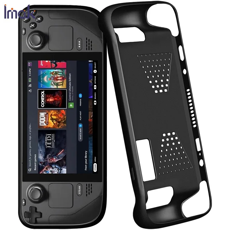 

Для Steam Deck OLED Gaming Matte Back чехол IMAK Frosting 360 Защитная Броня паровая панель чехол теплоотвод ударопрочный чехол
