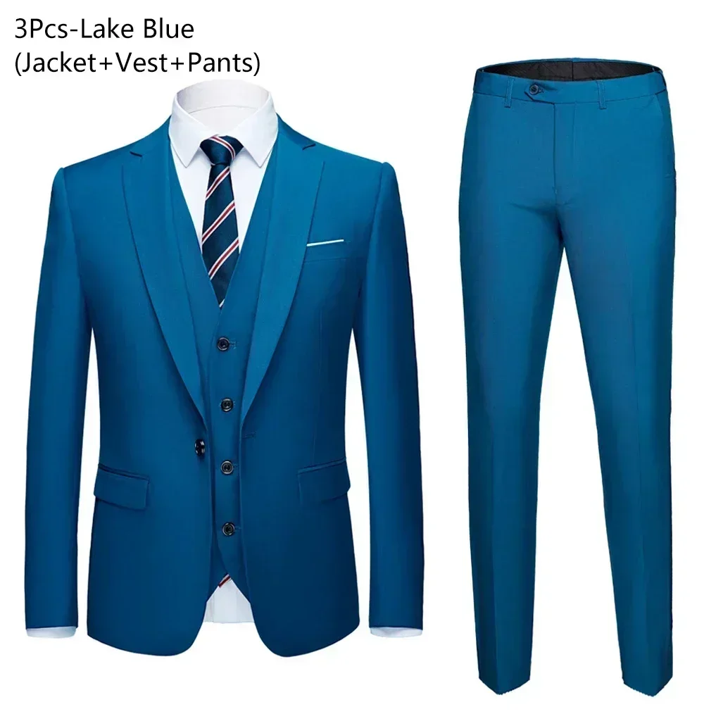 LakeBlue3-piece suit
