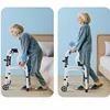 Quad Cane with Seat and Adjustable Height, Walking Aid for Elderly and Disabled Folding Walking Stick with Seat 1