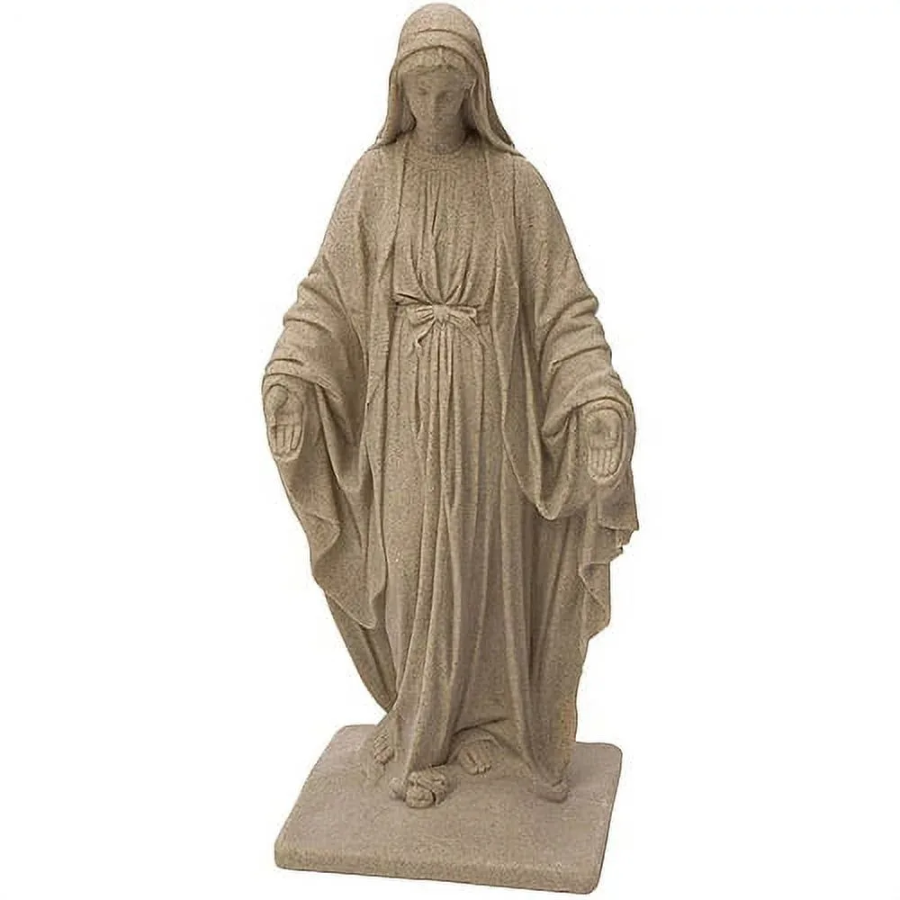 

Virgin Mary Statue – Natural Sandstone Appearance – Made of Resin – Lightweight – 34” Ing and Garden Decorations Outdoor Decors