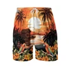 Tropical Party 3D Print Short Pants For Men Clothes Coconut Tree Parrot Beach Shorts Vacation Trunks Hawaiian Bermudas Trousers 1