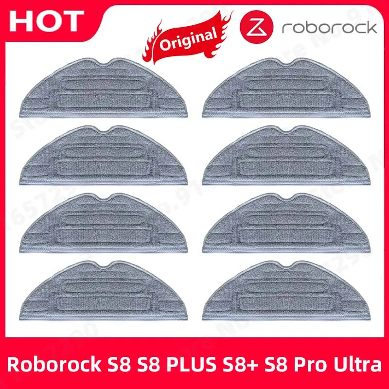 Original High Quality Roborock S8 S8 PLUS S8+ S8 Pro Ultra G20 Double Vibration Mop Cloth Spare Parts Mopping Cloth Accessories free shipping u shaped children s smart electric toothbrush ultrasonic vibration baby u shaped dental scaler