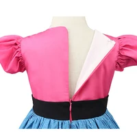 Robe de princesse inspirée de Gabby pour enfants avec bandeau oreilles de chat, robe de soirée scintillante à imprimé chat, robe de fête d'anniversaire pour filles 5