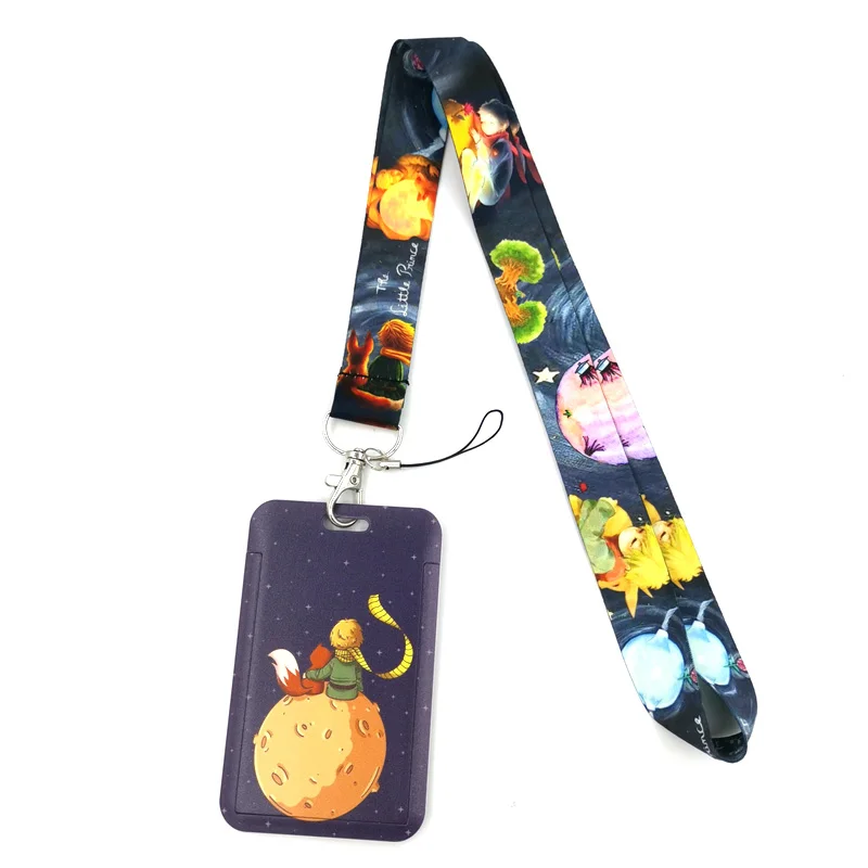 Little Prince Neck Strap Lanyard keychain Mobile Phone Strap ID Badge Holder Rope Keyrings Accessories Gift Webbings Ribbons