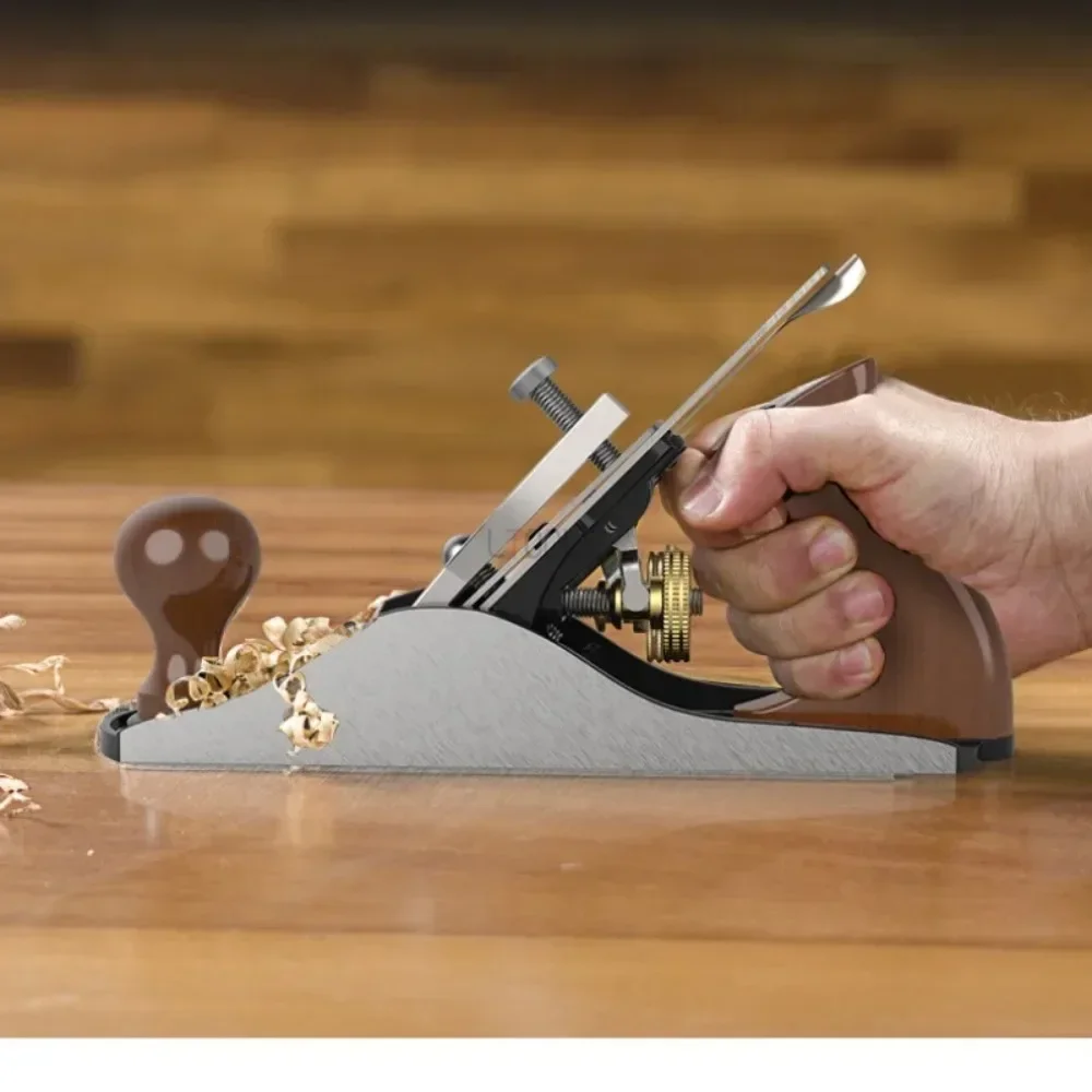 

European Flat Planer Bottom Edge Large Wood Trimming Steel Knife Professional 354mm Woodworking Planer Hand Planer