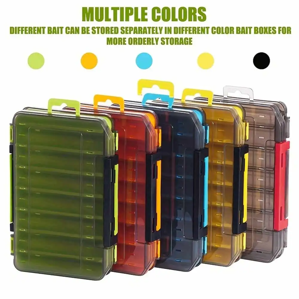 CAZULO Premium Double-Sided U-Shaped Fishing Gear Storage Box
