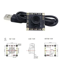 USB 2.0 Webcam Camera Module CMOS Sensor OV9726 42/70 Degrees View 3.0mm/2.8mm Focus Free Driver For PC Parts Home PC Parts - Image 2