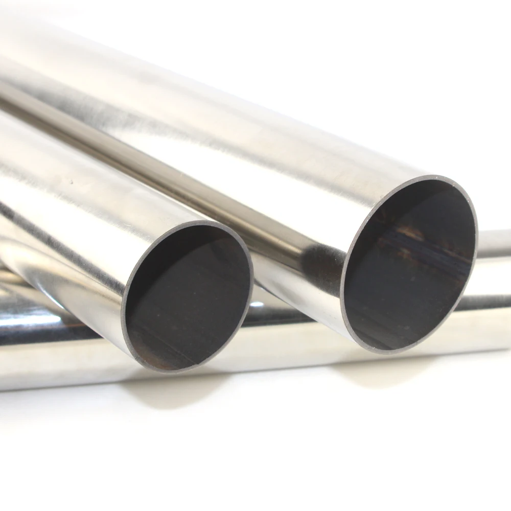 أنبوب عادم مستقيم من الفولاذ المقاوم للصدأ 304، بس...