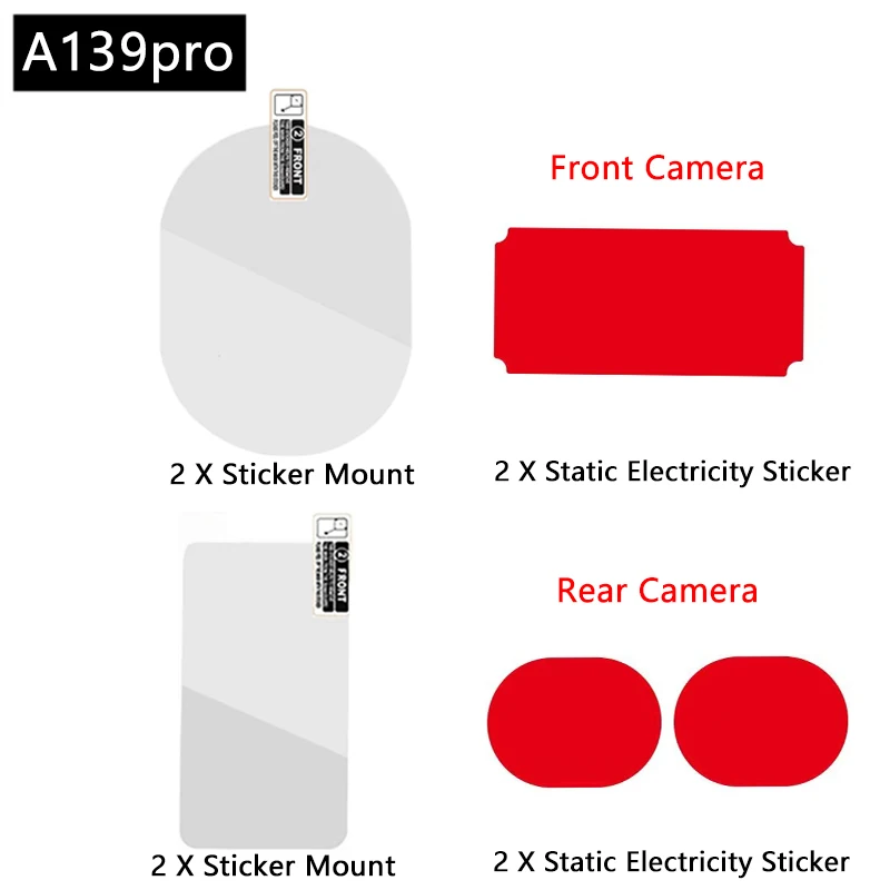 

For VIOFO A139 pro Film and Static Stickers Suitable for VIOFO A139 Double Adhesive Sticker Pads