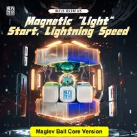 MOYU RS3M V5 Magnetic Magic Cube 3x3x3 Speedcube 3x3 Professional Maglev Ball Core Speed Puzzle 3×3 Children's Toy Cubo Magico 2
