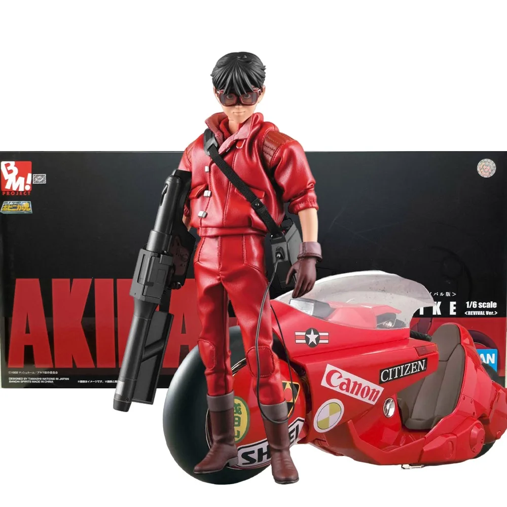 

In Stock Original BANDAI POPYNICA Akira Kaneda's Motorcycle REVIVAL Version Action Figure Model Toys Collectible Boy Kids