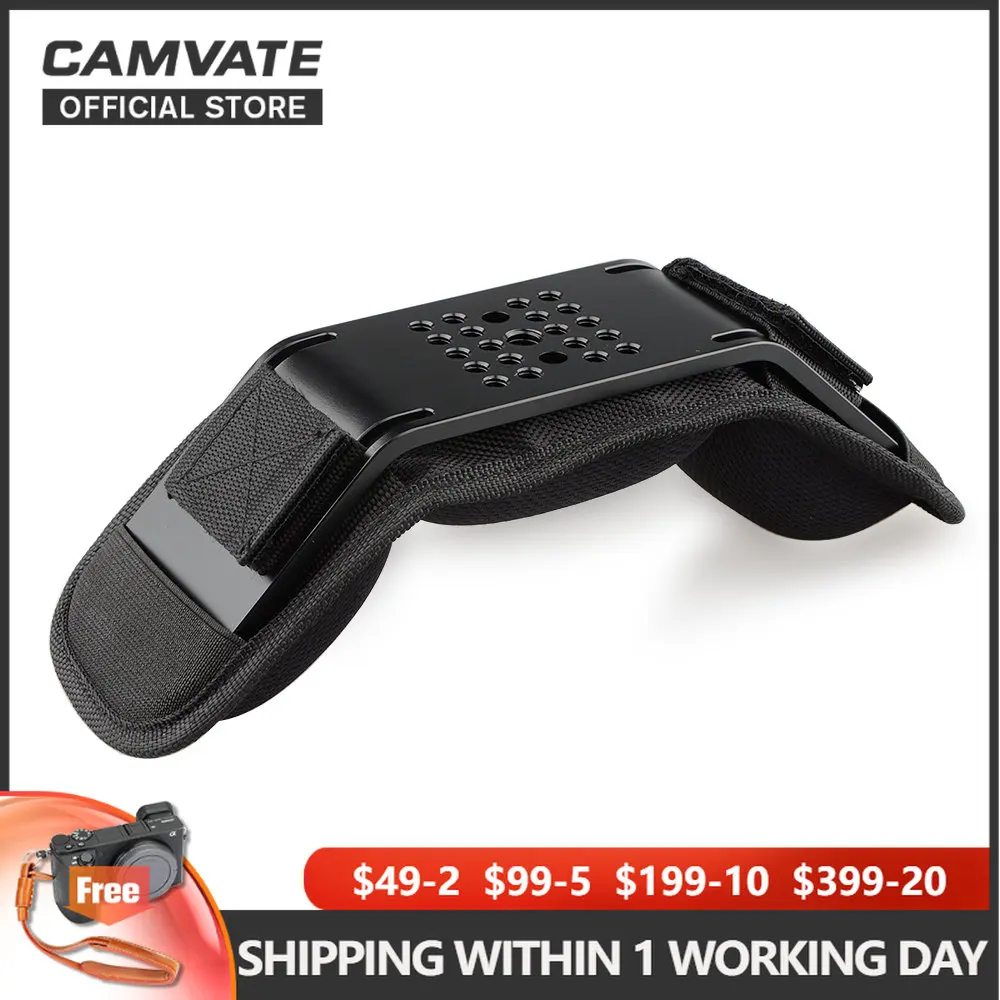 Camvate Camera Universal Shoulder Pad With Comfortable Memory Foam &1/4