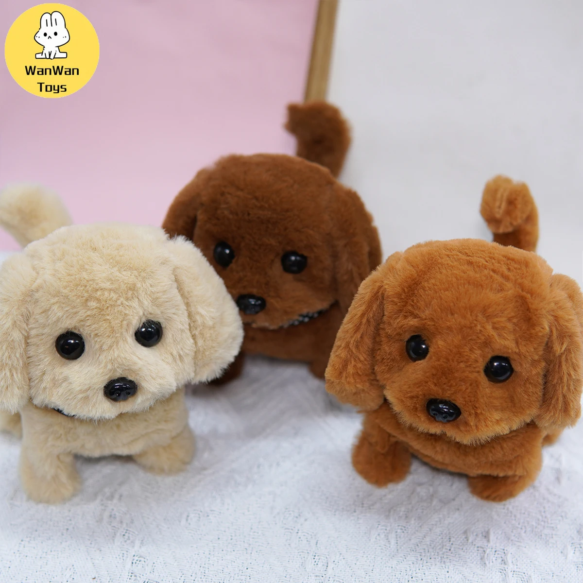 Children's Educational Solid Color Electric Puppy Baby Accompanying Music Early Education Doll 5