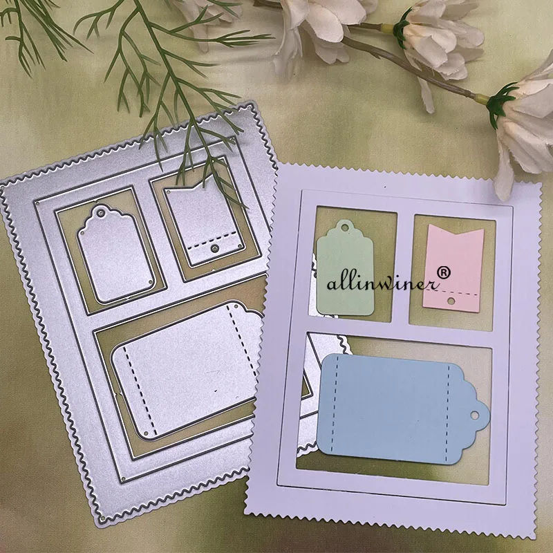 

Ярлыки, вырубные штампы для рукоделия, скрапбукинга, альбома, бумаги, вырубки для тиснения